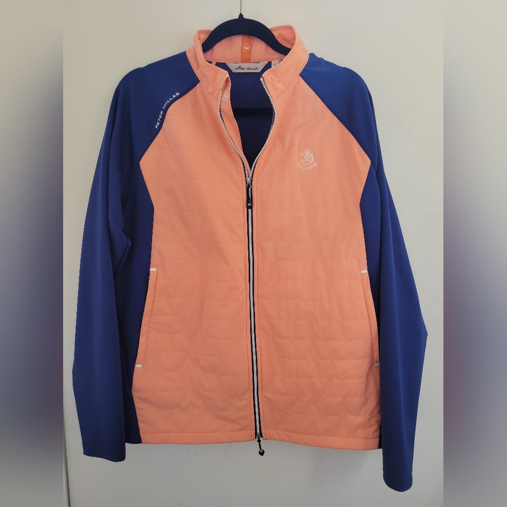 Peter Millar Golf Jacket Size L Like New